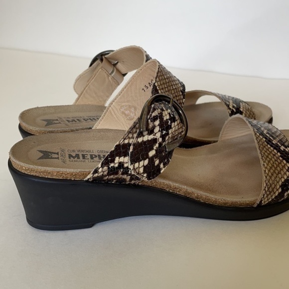 Mephisto dual strap wedge sandals 42 12 - Picture 4 of 9